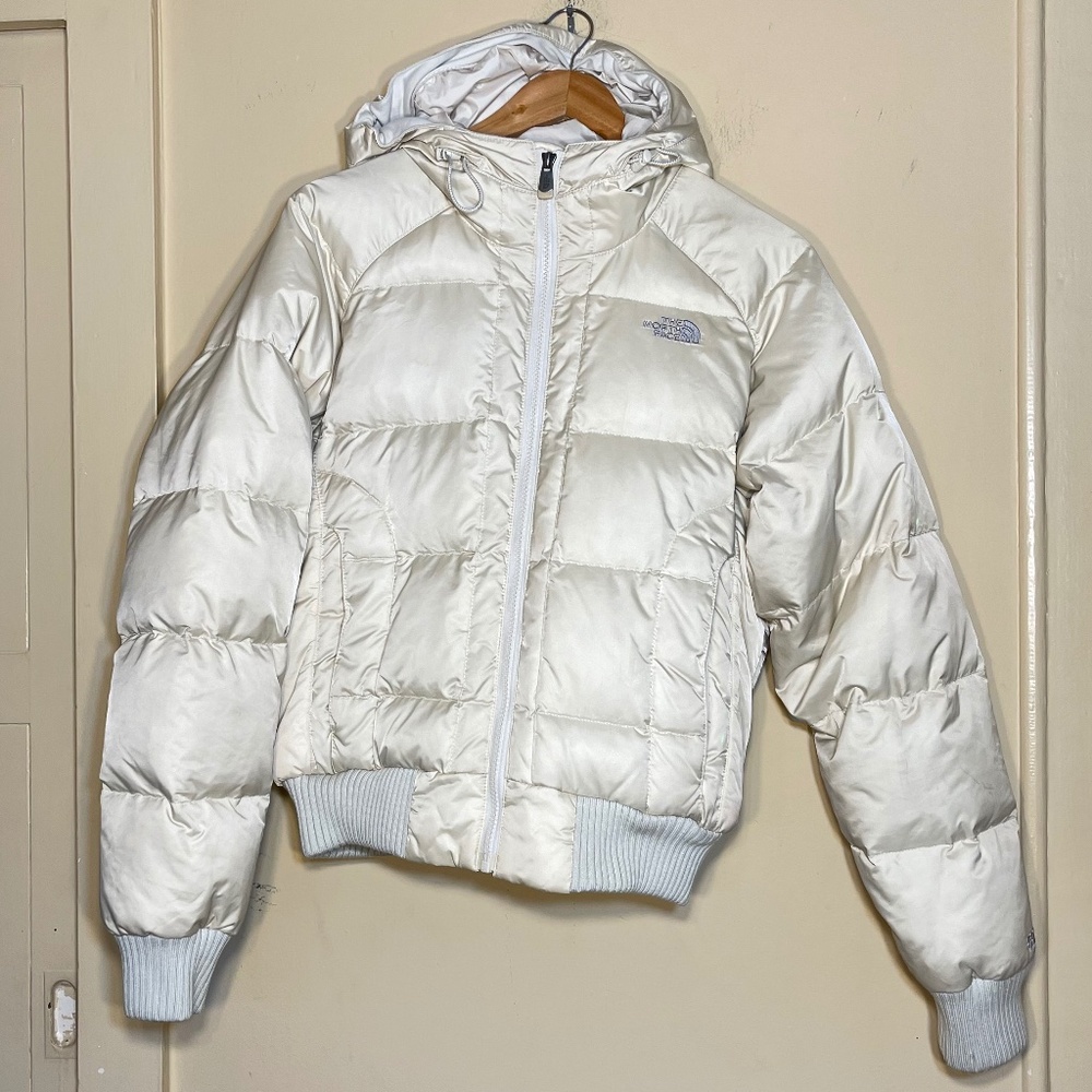 Goosedown The North Face Women's White Puffer Jacket